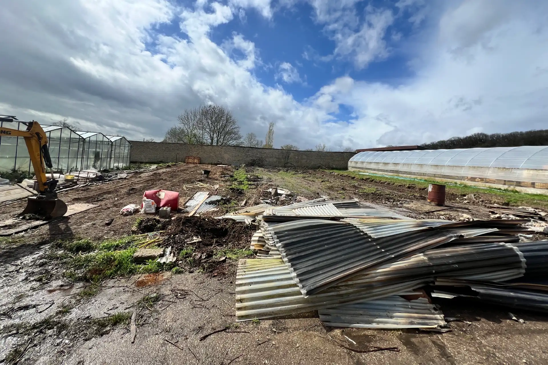Avant travaux _ démolition, terrassement