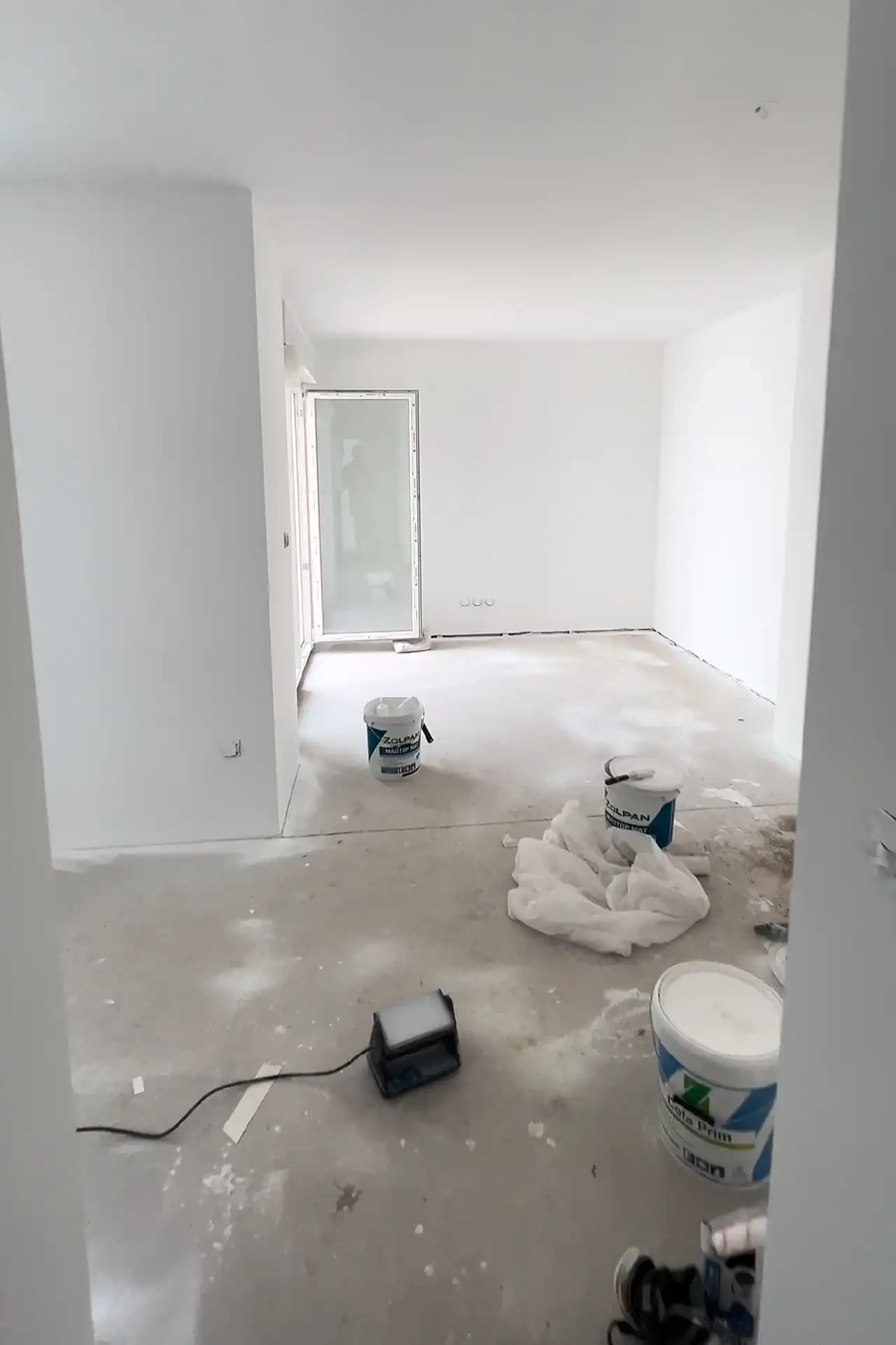 Rénovation appartement extension salon - peinture