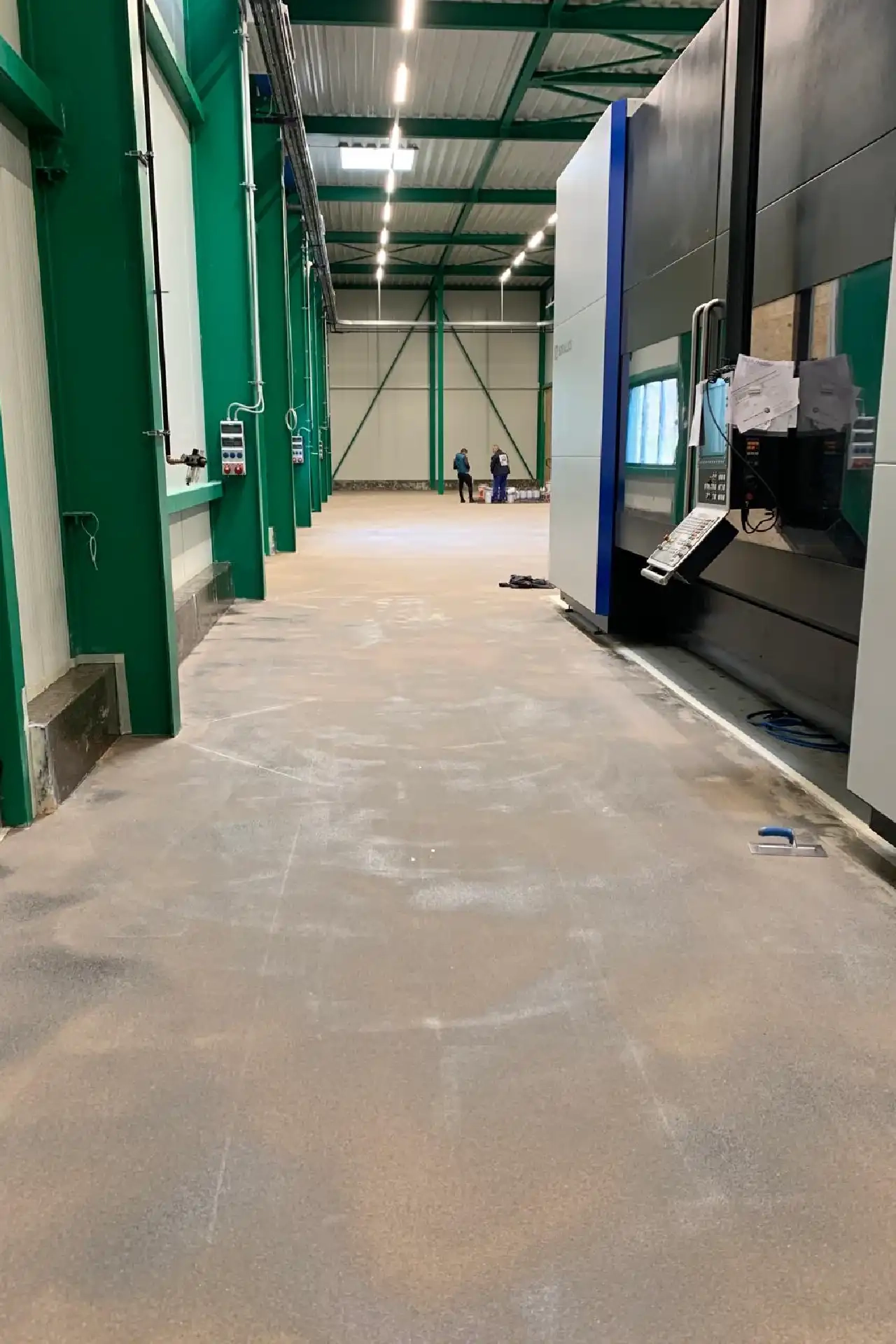 Résine de sol industriel epoxy - avant
